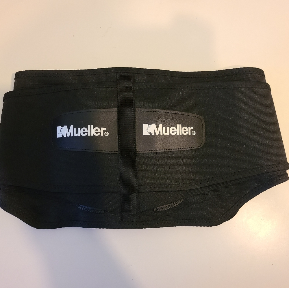 Black Lumbar Back Support Belt